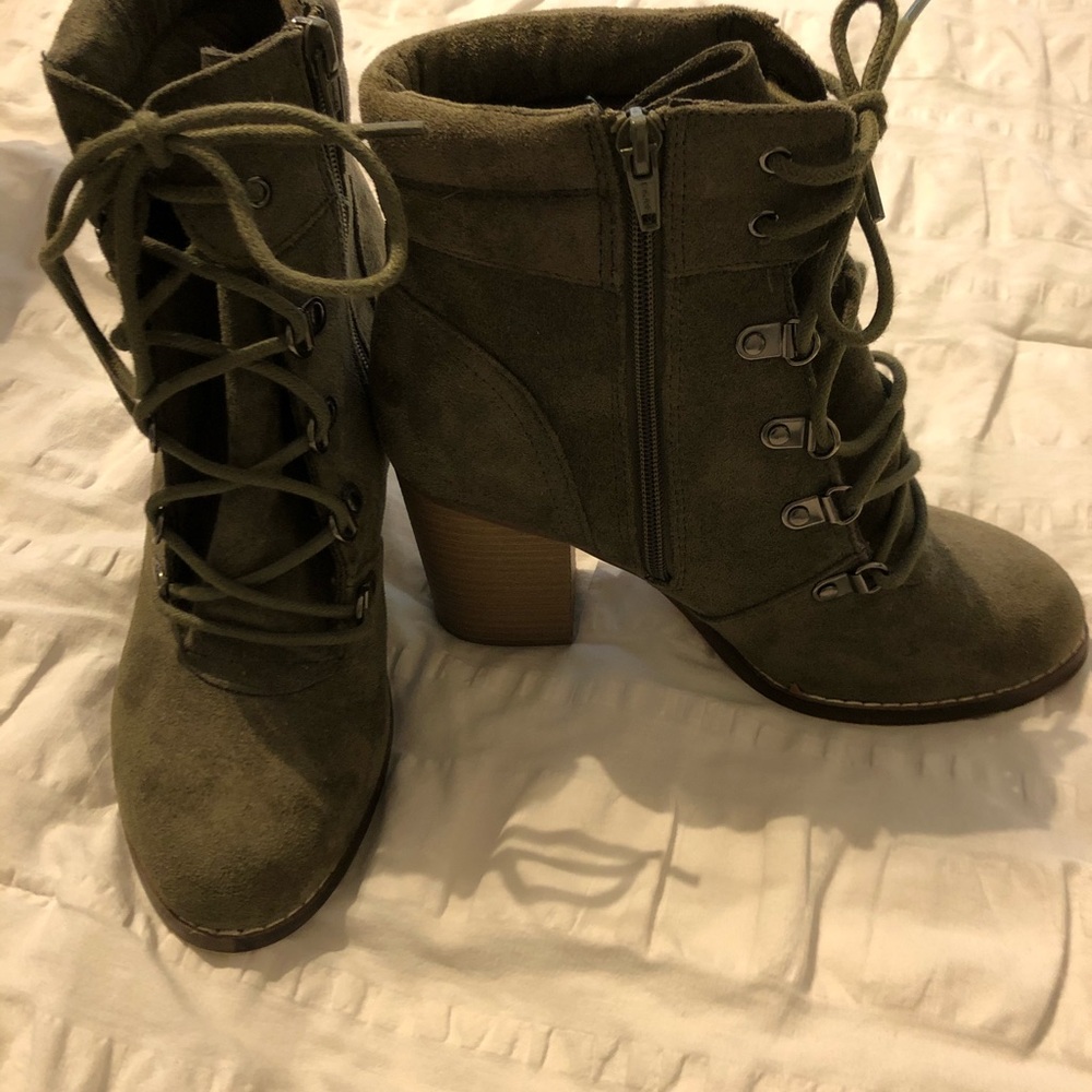 Army Green Ankle Boot